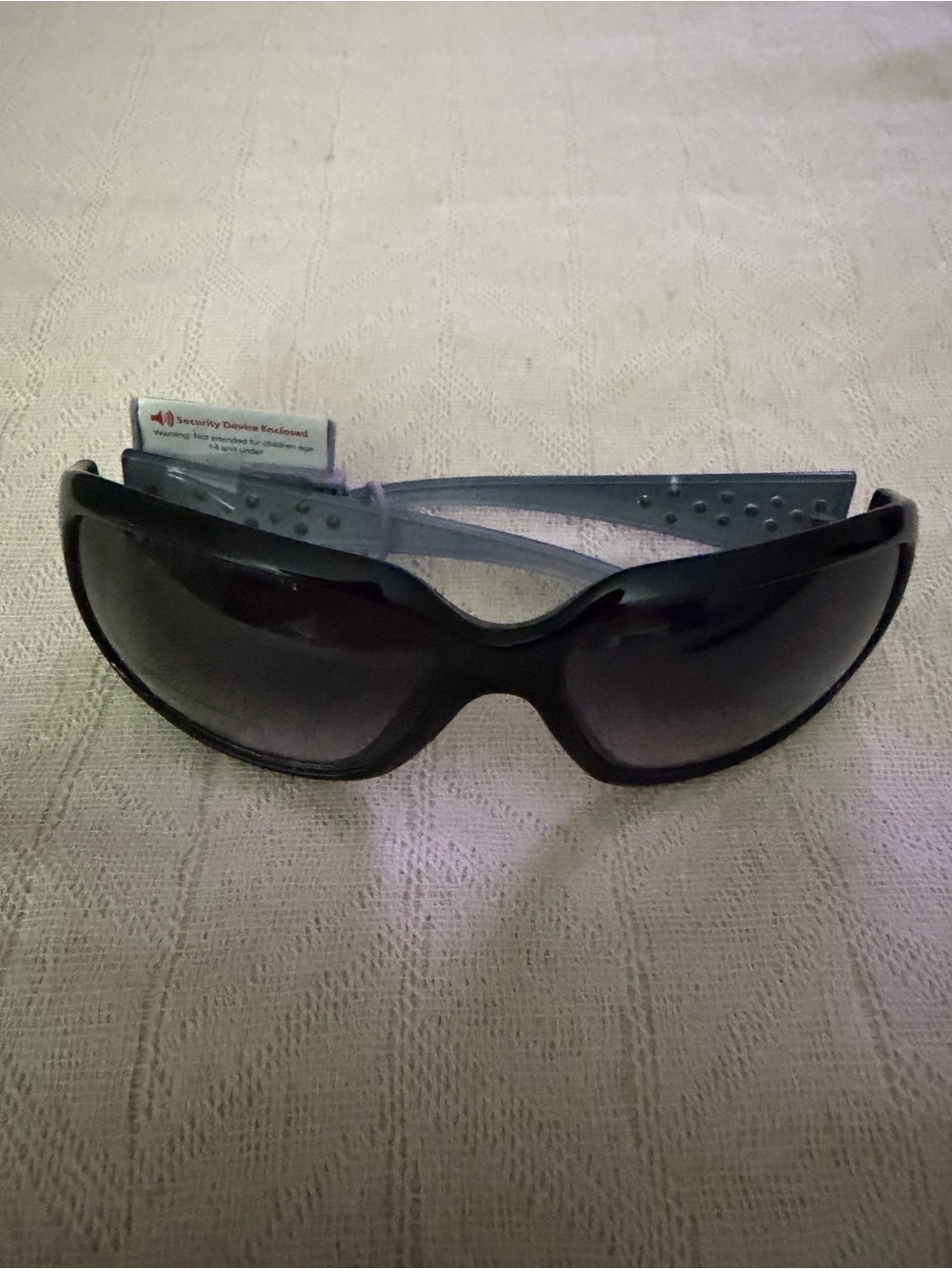 Jennifer Lopez Black Wraparound Sunglasses